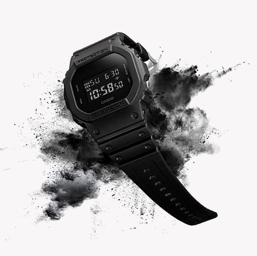 CASIO G-SHOCK DW-5600BB-1 THE ORIGIN - ALL BLACK SERIE Men's Watch