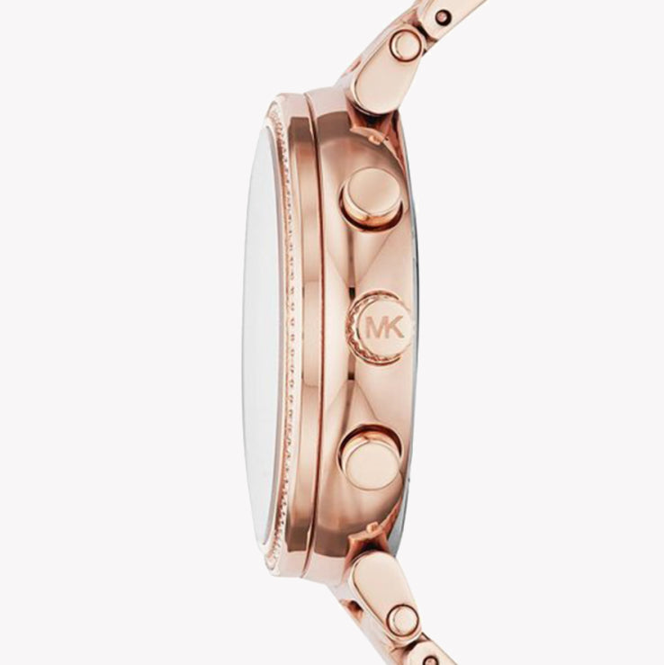 MICHAEL KORS MK6576 ROSE GOLD ELEGANCE - TIMELESS WOMEN'S WATCH WITH WHITE DIAL & STAINLESS BAND-i-Watch-2