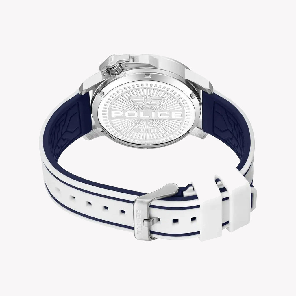 POLICE PEWJQ0005105 TIMELESS ELEGANCE - MODERN GENTLEMAN'S QUARTZ WATCH WITH WHITE SILICONE BAND-i-Watch-5