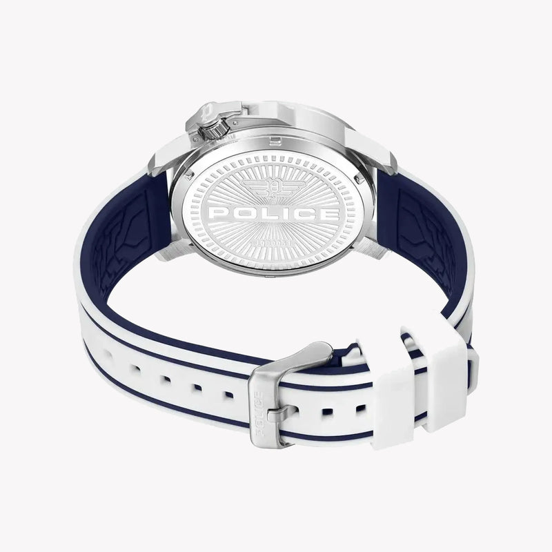 Police Men's Silver Watch, White Dial | Pewjq0005105 by i-watch