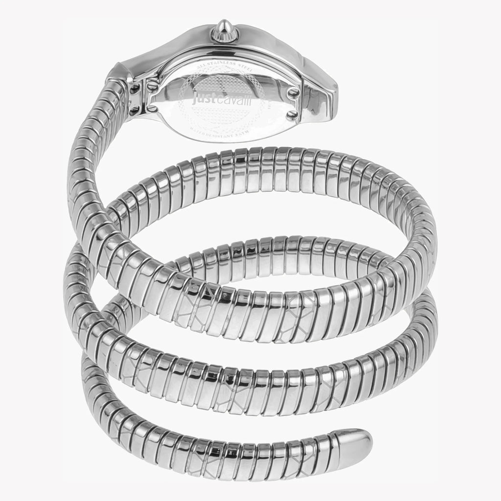 JUST CAVALLI Women's Watch with Silver Stainless Steel Case and Silver Stainless Steel Band-i-Watch-3