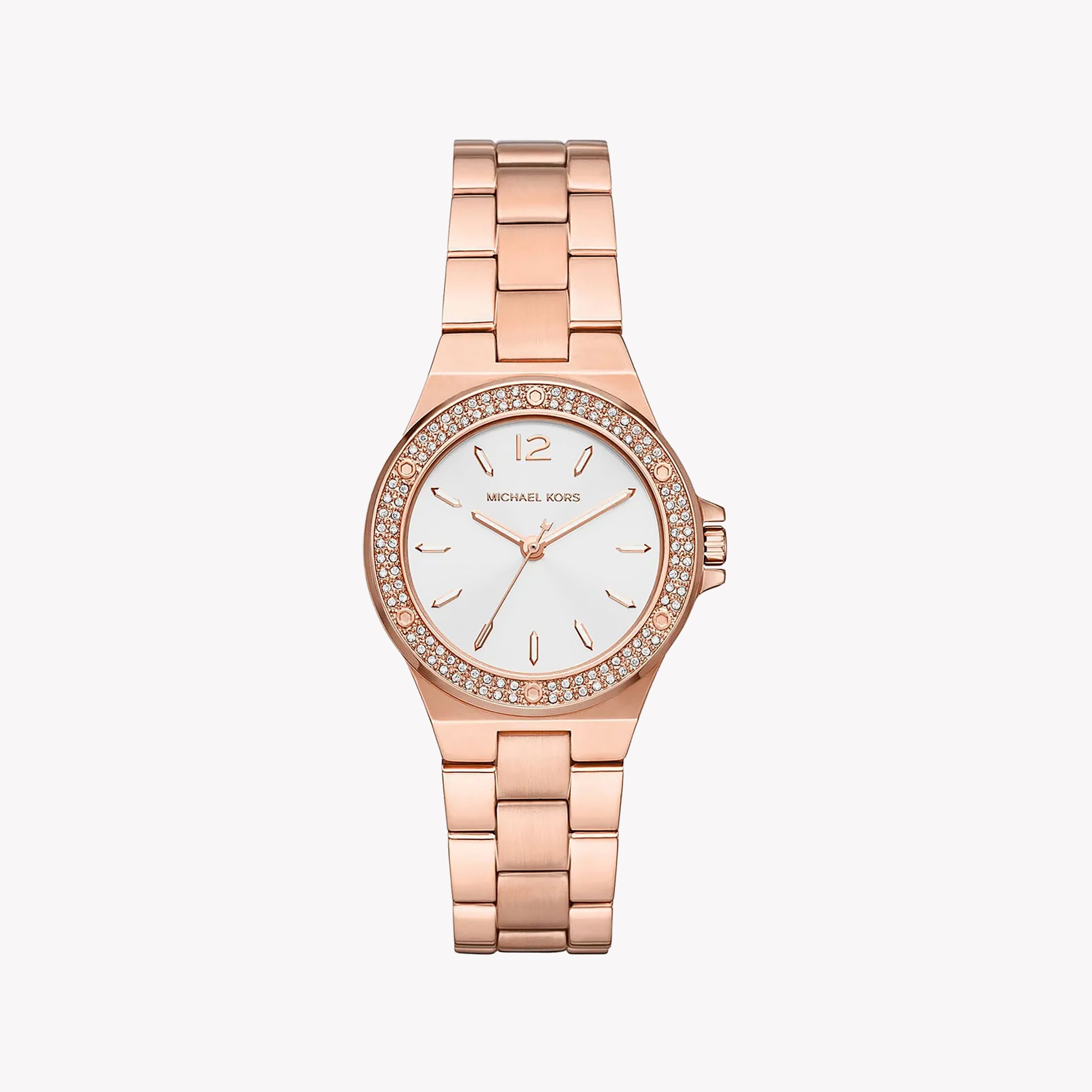 MICHAEL KORS MK7279 ROSE GOLD LUXE - SOPHISTICATED WOMEN'S TIMEPIECE WITH ELEGANT WHITE DIAL