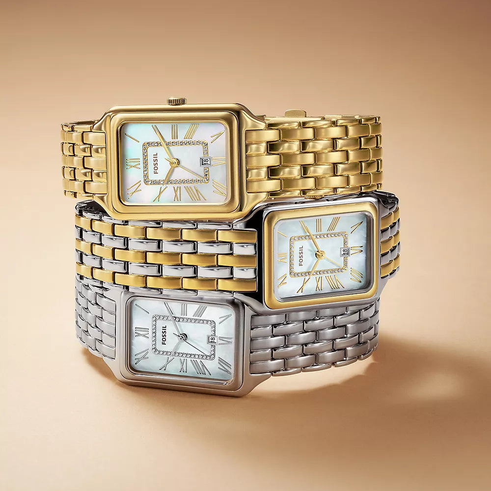 FOSSIL ES5306 ELEGANT TIMEKEEPER - SOPHISTICATED SILVER STAINLESS STEEL WOMEN'S WATCH-i-Watch-5