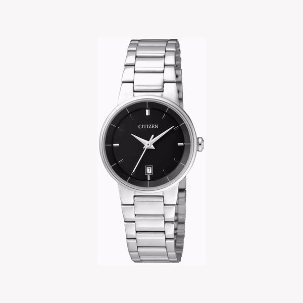 Citizen Eu6011-51e - Elegant Silver Stainless Steel Timepiece For The Modern Woman by i-watch
