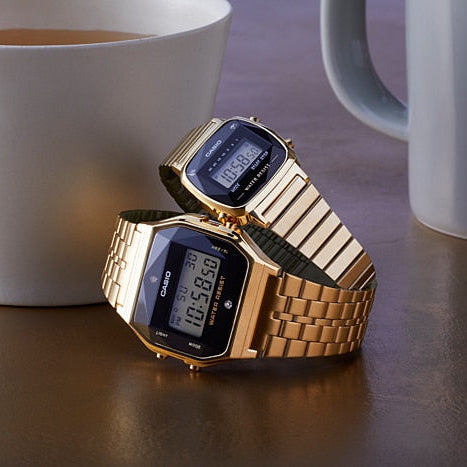 CASIO A168WGG-1ADF ADVENTURE-READY - STYLISH & FUNCTIONAL UNISEX WATCH with Dark Gray Resin Case and Stainless Steel Band-i-Watch-4