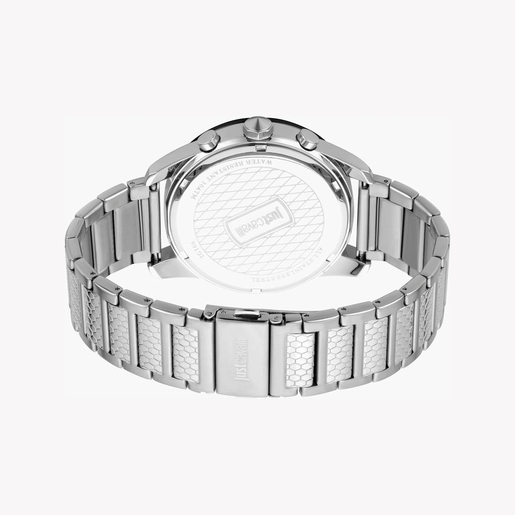 JUST CAVALLI JC1G166M0055 MEN'S TIMEPIECE - ELEGANT SILVER STAINLESS STEEL MASTERPIECE-i-Watch-3