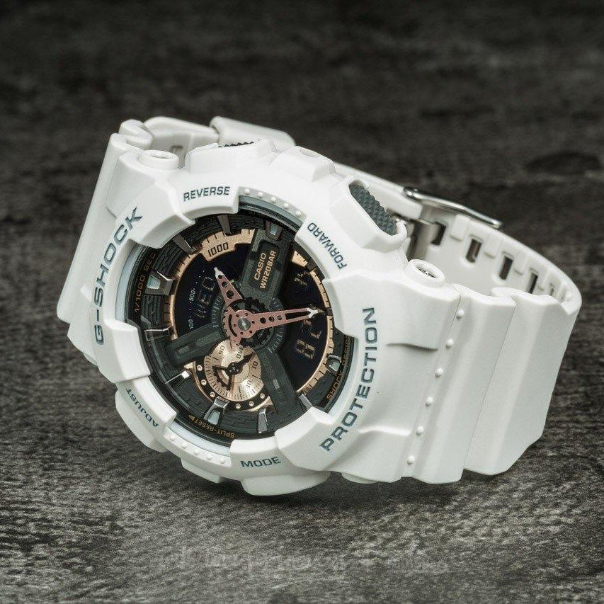 CASIO G-SHOCK GA-110RG-7ADR - BOLD RESILIENCE IN WHITE & ROSE GOLD MEN'S WATCH-i-Watch-5