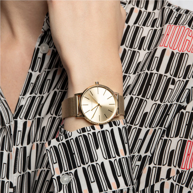 ARMANI EXCHANGE AX5536 GOLD ELEGANCE - TIMELESS WOMEN'S WATCH WITH STUNNING AESTHETIC & FUNCTIONALITY-i-Watch-5