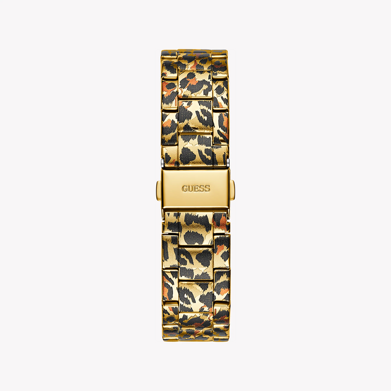 Guess Women's Leopard Stainless Steel Watch, Animal Print | Gw0751l1 by i-watch