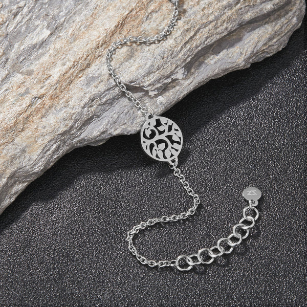 Zink Women's Silver Stainless Steel Bracelet | Zfbr010s