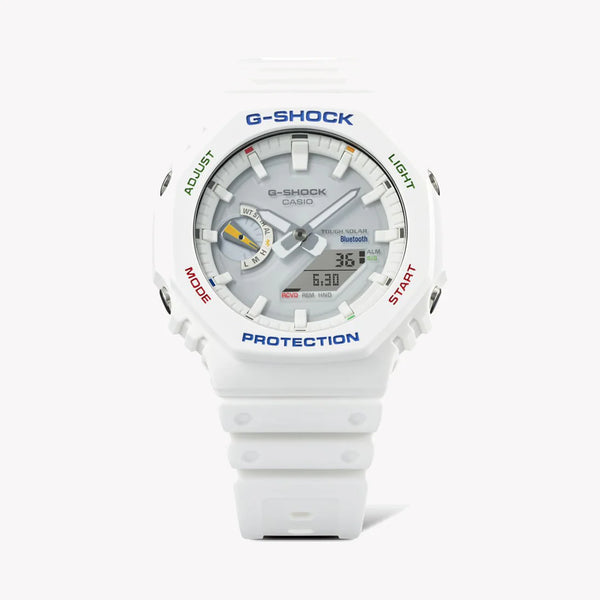 G-Shock Men's White Resin Watch, Carbon Core | Ga-B2100fc-7adr by i-watch