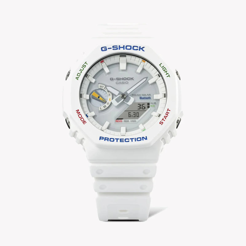 G-Shock Men's White Resin Watch, Carbon Core | Ga-B2100fc-7adr by i-watch