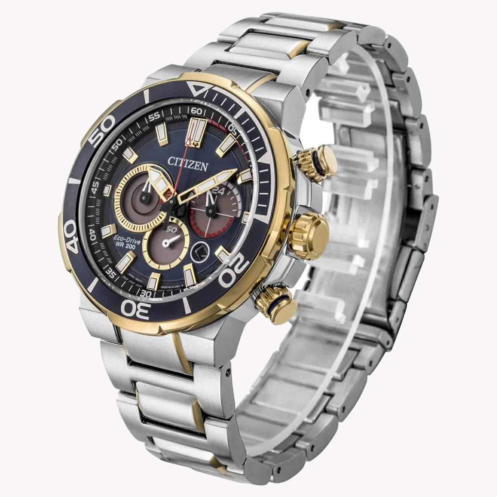 CITIZEN CA4254-53L ECO-DRIVE - MODERN MENS' STAINLESS STEEL CHRONOGRAPH WATCH-i-Watch-4