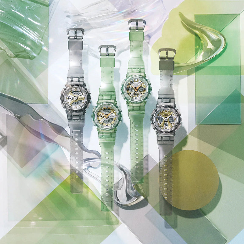 G-Shock Men's Green Resin Watch, Digital Display | Gma-S120gs-3adr by i-watch