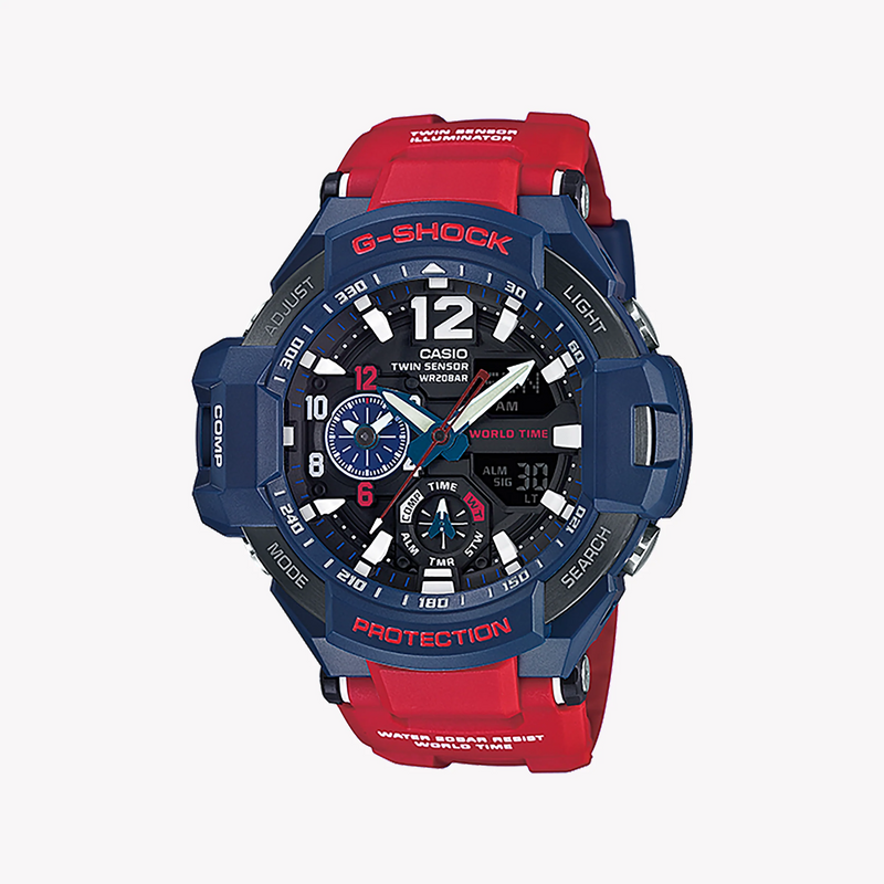 Casio G-Shock Ga-1100-2adr Adventure Ready - Men's Stylish Sport Watch With Compass & Thermometer by i-watch