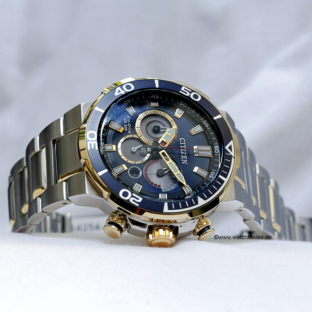 Citizen Ca4254-53l Eco-Drive - Modern Mens' Stainless Steel Chronograph Watch