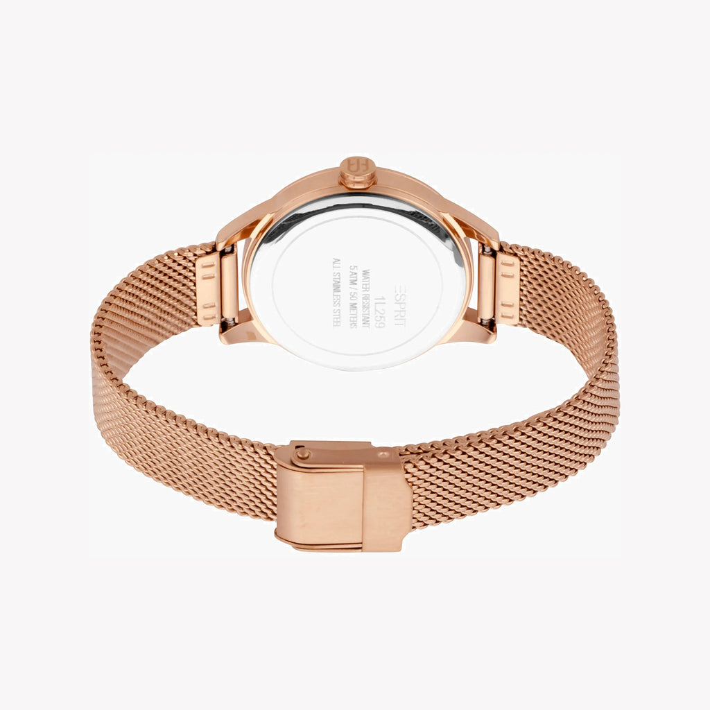 ESPRIT Women's Watch with Rose Gold Stainless Steel Case and Rose Gold Stainless Steel Band-i-Watch-3