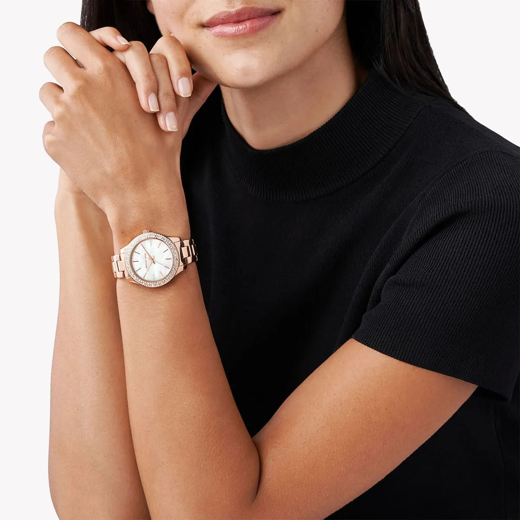 MICHAEL KORS MK4557 ROSE GOLD ELEGANCE - CHIC WOMEN'S TIMEPIECE FOR EVERY OCCASION-i-Watch-4