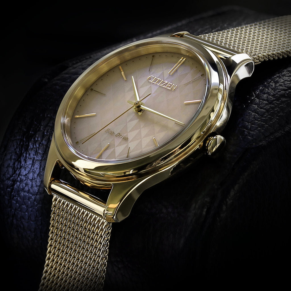 CITIZEN EM0502-86P RADIANT CHARM - ELEGANT GOLD ECO-DRIVE WOMEN'S WATCH-i-Watch-4