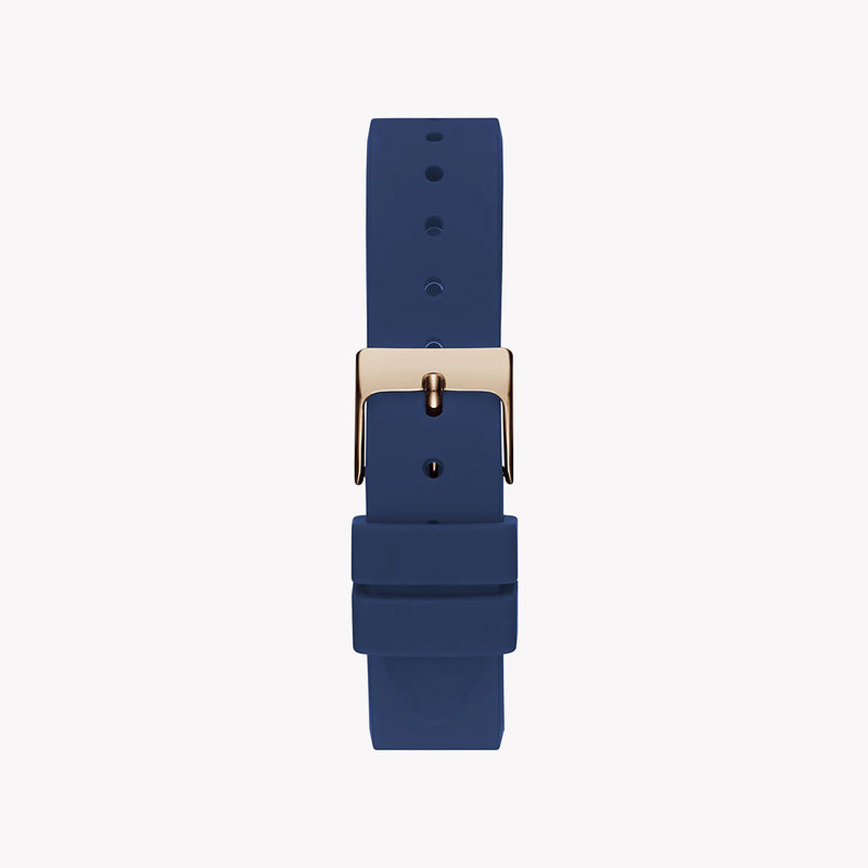 Guess Women's Rose Gold Watch, Blue Silicone Band | Gw0452l1 by i-watch