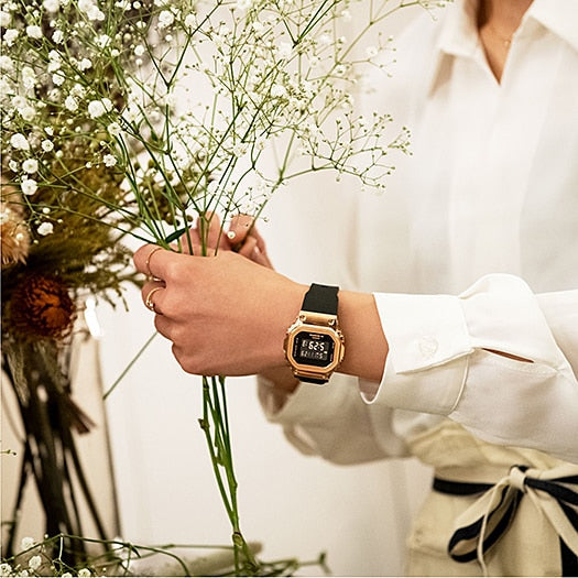 CASIO G-SHOCK GM-S5600PG-1DR ELEGANT ADVENTURER - ROSE GOLD STAINLESS STEEL Women's Watch-i-Watch-2