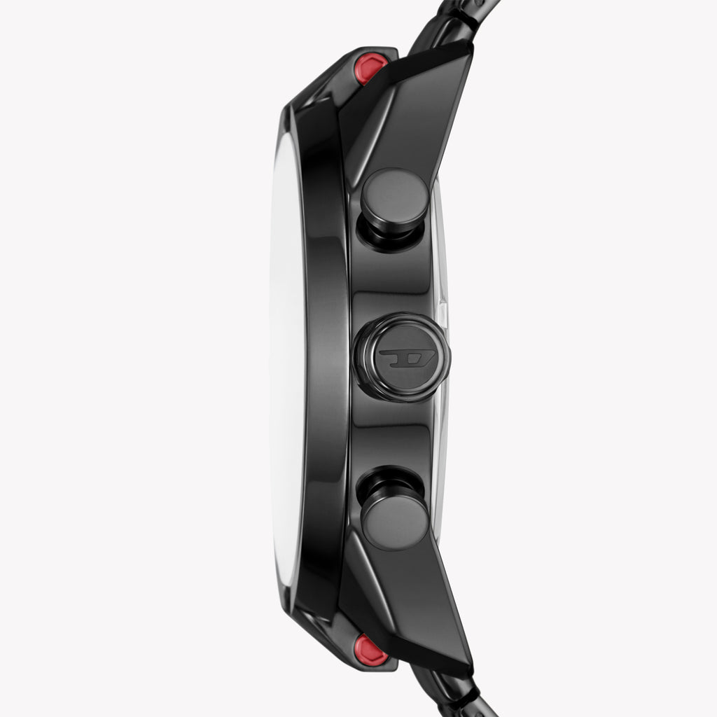 DIESEL DZ4589 BOLD STATEMENT - MEN'S BLACK STAINLESS STEEL WATCH WITH EDGY DESIGN-i-Watch-2