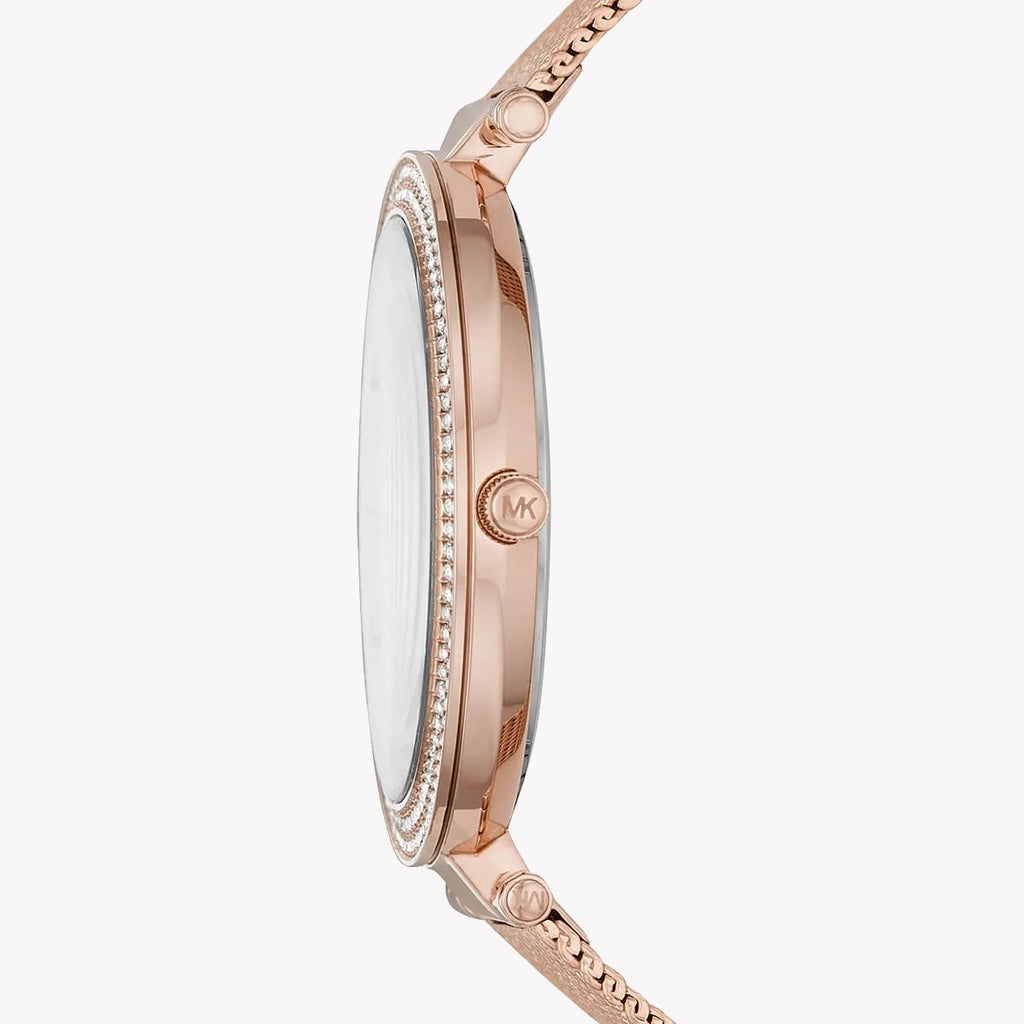 MICHAEL KORS MK4519 ROSE GOLD GLAM - ELEGANT WOMEN'S TIMEPIECE WITH CLASSIC WHITE DIAL-i-Watch-2