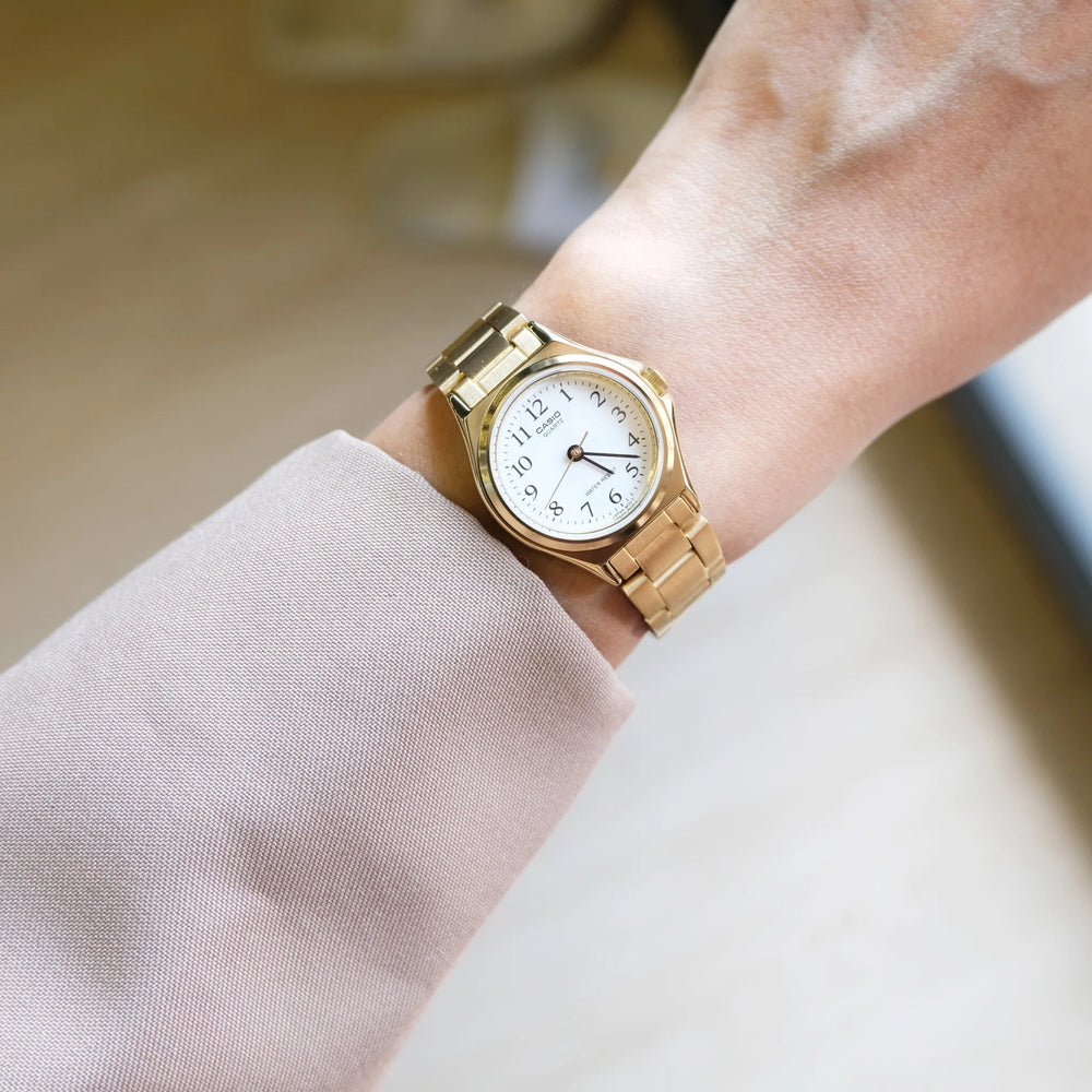 Ltp Women's Brass Watch, Gold Strap | Ltp-1130n-7brdf by i-watch