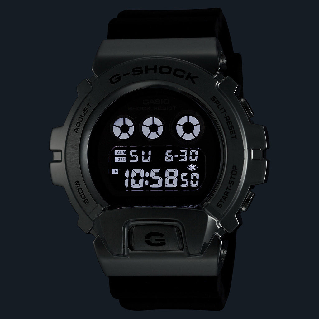 Casio G-Shock Gm-6900u-1dr - Sporty Elegance Men's Watch With Black Resin Band & Stainless Steel Case