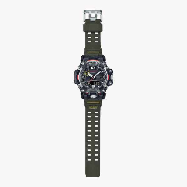 Casio G-Shock Gwg-2000-1a3dr Rugged Adventure - Ultimate Men's Outdoor Watch With Black Resin Case & Green Band by i-watch