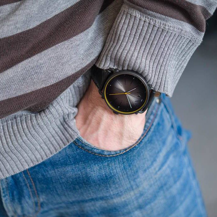 ARMANI EXCHANGE AX2904 - BOLD TIMEPIECE WITH SLEEK BLACK STAINLESS STEEL & LEATHER BAND-i-Watch-4