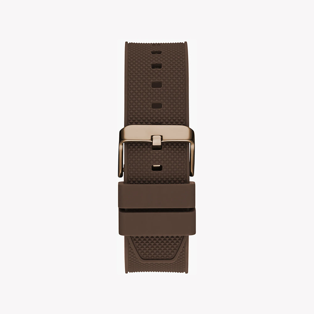 Guess Men's Rose Gold Watch, Black Dial | Gw0568g1 by i-watch
