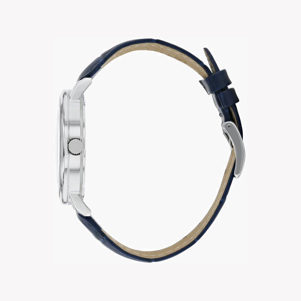 CITIZEN BE9170-05L - SPORTY SOPHISTICATION MEN'S WATCH WITH BLUE LEATHER BAND AND SILVER CASE-i-Watch-3