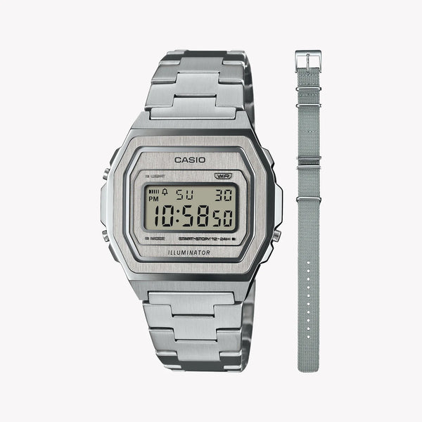 Casio Unisex Metal Watch, Splash Proof Design | A1000dn-7er by i-watch