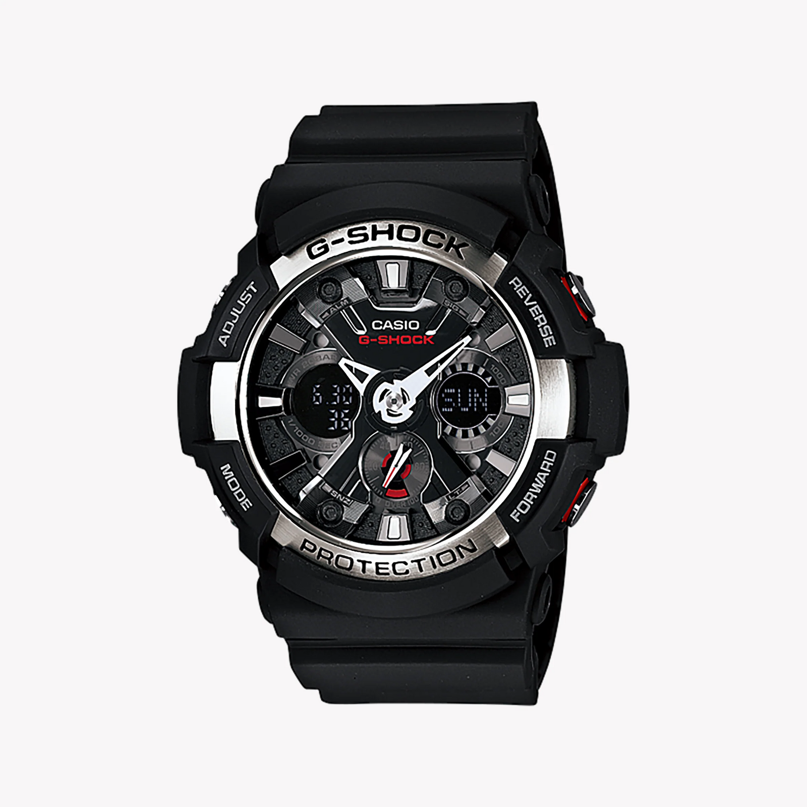 Casio G-Shock Ga-200-1a Bold Adventurer - Men's Sporty Black Timepiece by i-watch