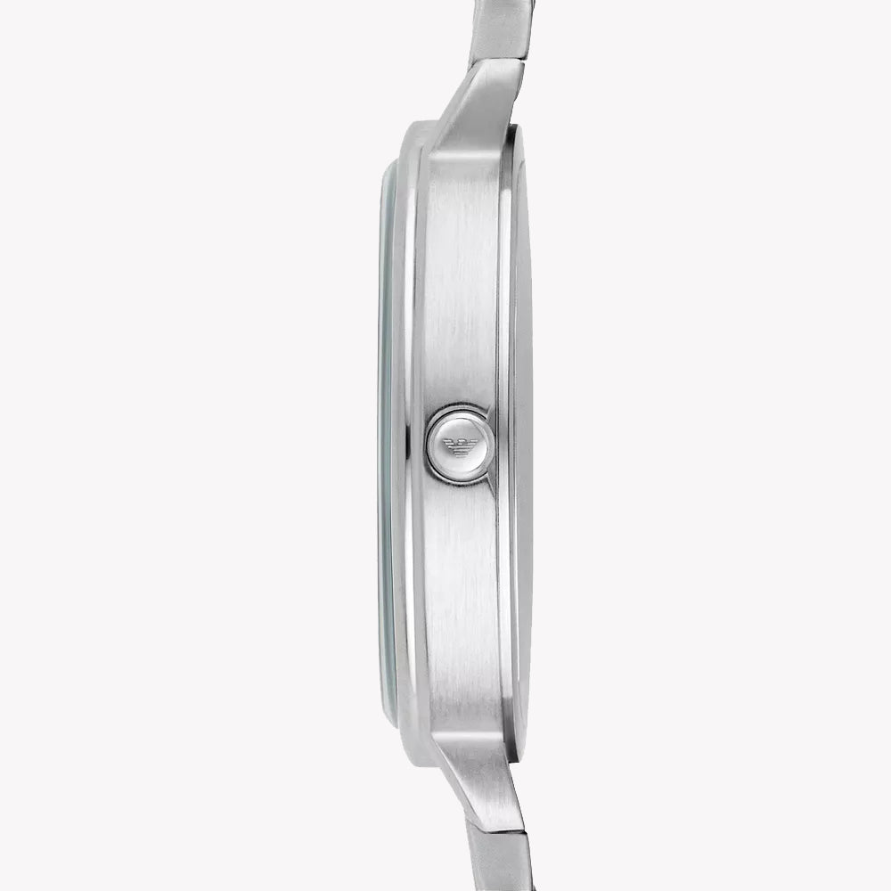 EMPORIO ARMANI AR2511 - ELEGANT SILVER STAINLESS STEEL WOMEN'S WATCH WITH MINIMALIST DIAL-i-Watch-2