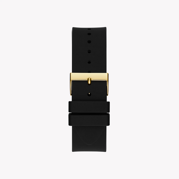 Guess Men's Gold Stainless Steel, Black Silicone | Gw0537g2 by i-watch