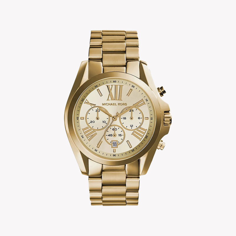 Michael Kors Women's Gold Stainless Steel Watch, Gold Dial | Mk5605 by i-watch