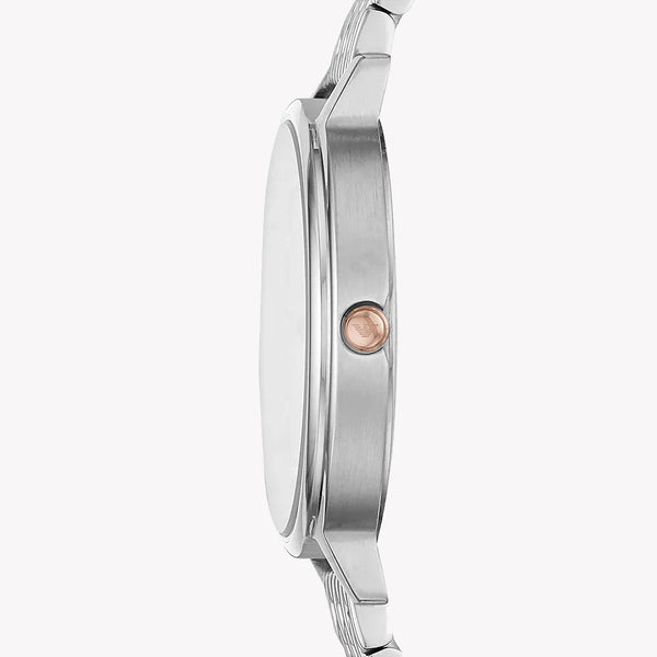 Emporio Armani Women's Silver Stainless Steel Watch, White Dial | Ar80023 by i-watch