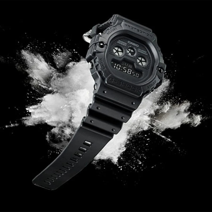 Casio G-Shock Dw-5900bb-1dr Bold Adventure - Men's All-Black Resin Sport Watch by i-watch
