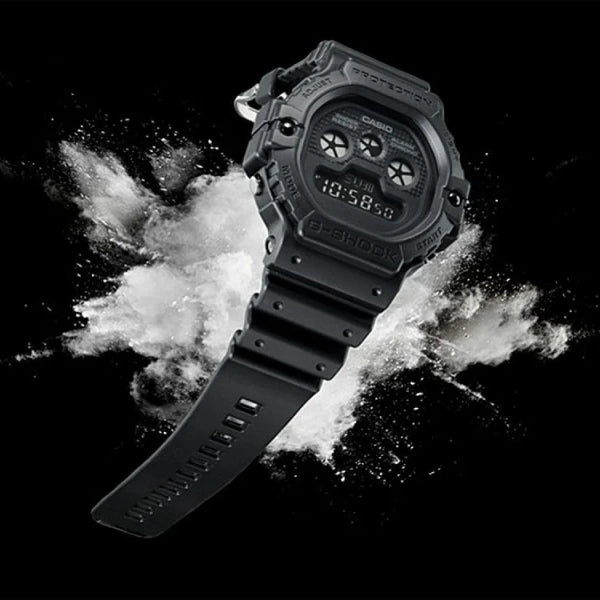 Casio G-Shock Dw-5900bb-1dr Bold Adventure - Men's All-Black Resin Sport Watch by i-watch