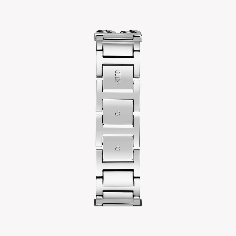Guess Women's Silver Recycled Steel Watch, Silver Dial | Gw0668l1 by i-watch