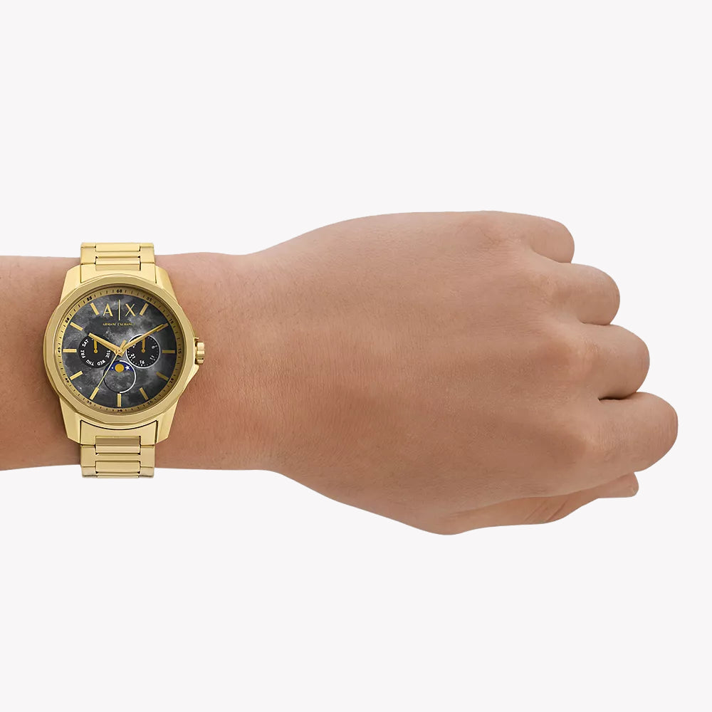 ARMANI EXCHANGE AX1737 - BOLD SOPHISTICATION WOMEN'S WATCH IN GOLD & GREY-i-Watch-4