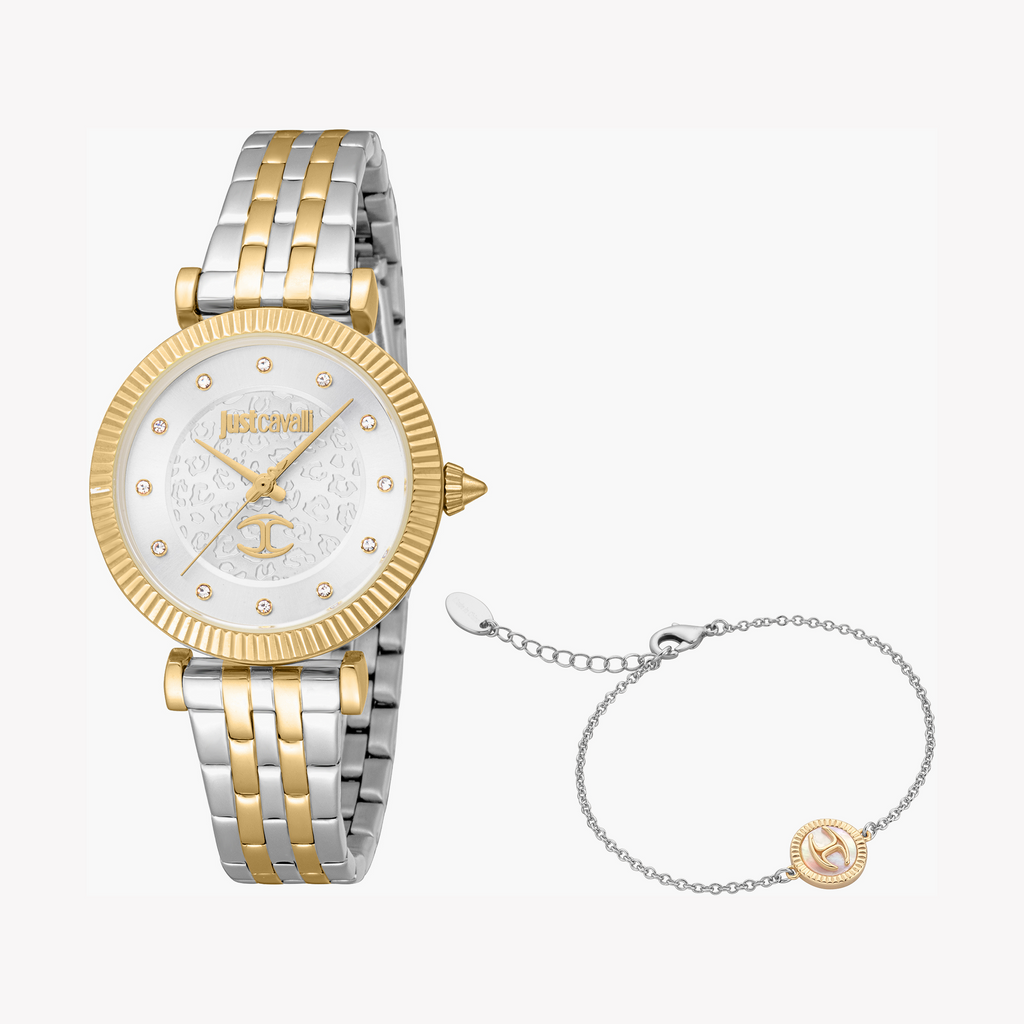 JUST CAVALLI JC1L266M0055 RADIANT ELEGANCE - WOMEN'S TWO TONE STAINLESS STEEL WATCH-i-Watch-3