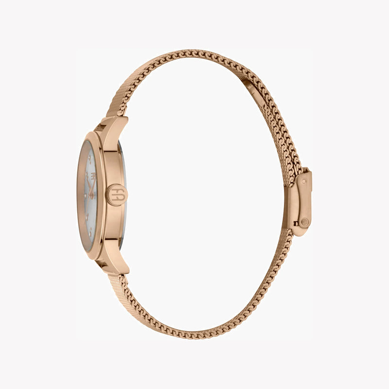 Esprit Women's Rose Gold Stainless Steel Watch, Silver Dial | ES1L259M1095 by i-watch