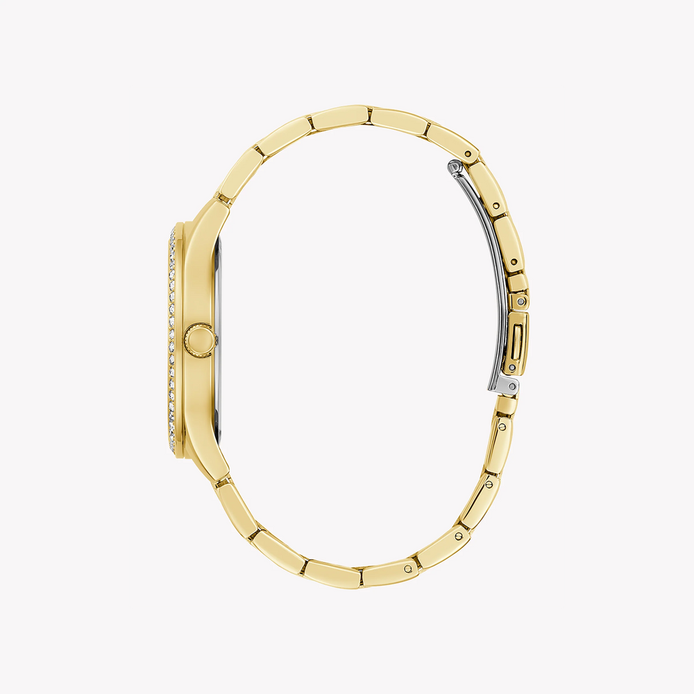 Guess Women's Gold Stainless Steel Watch, Gold Dial | Gw0605l2 by i-watch