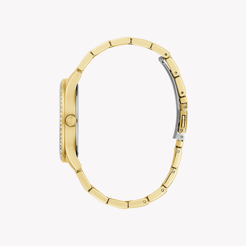 Guess Women's Gold Stainless Steel Watch, Gold Dial | Gw0605l2 by i-watch