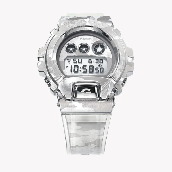 G-Shock Unisex White Resin Watch, Digital Dial | Gm-6900scm-1dr by i-watch