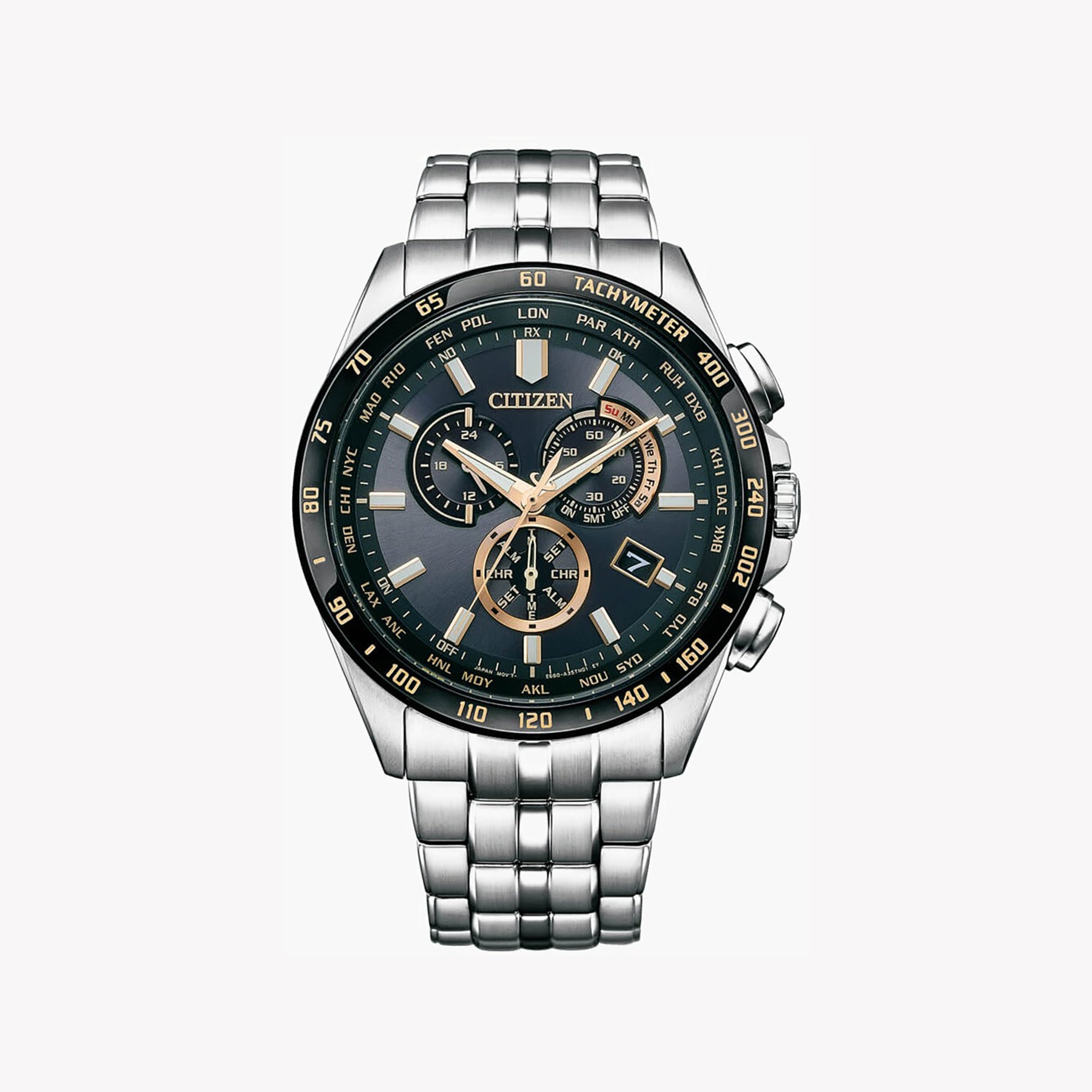 CITIZEN CB5876-60E ELEGANT TIMEKEEPER - VERSATILE MEN'S WATCH WITH STAINLESS STEEL BAND & GRAY DIAL