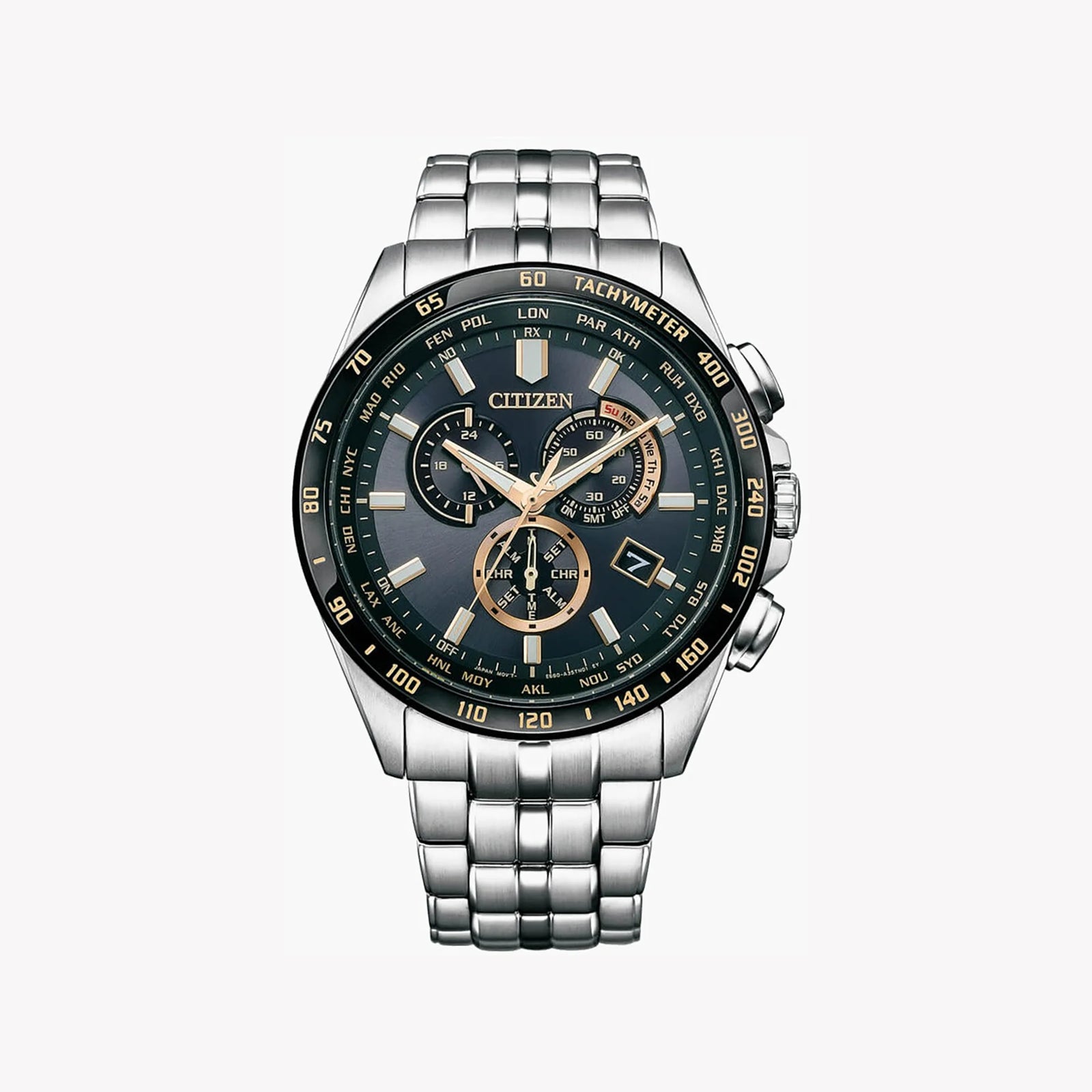 Citizen Men's Silver Stainless Steel Watch, Gray Dial | Cb5876-60e by i-watch